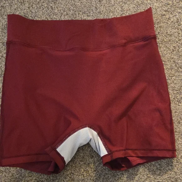 Nike Women's Burgundy Athletic Shorts - Picture 5 of 8
